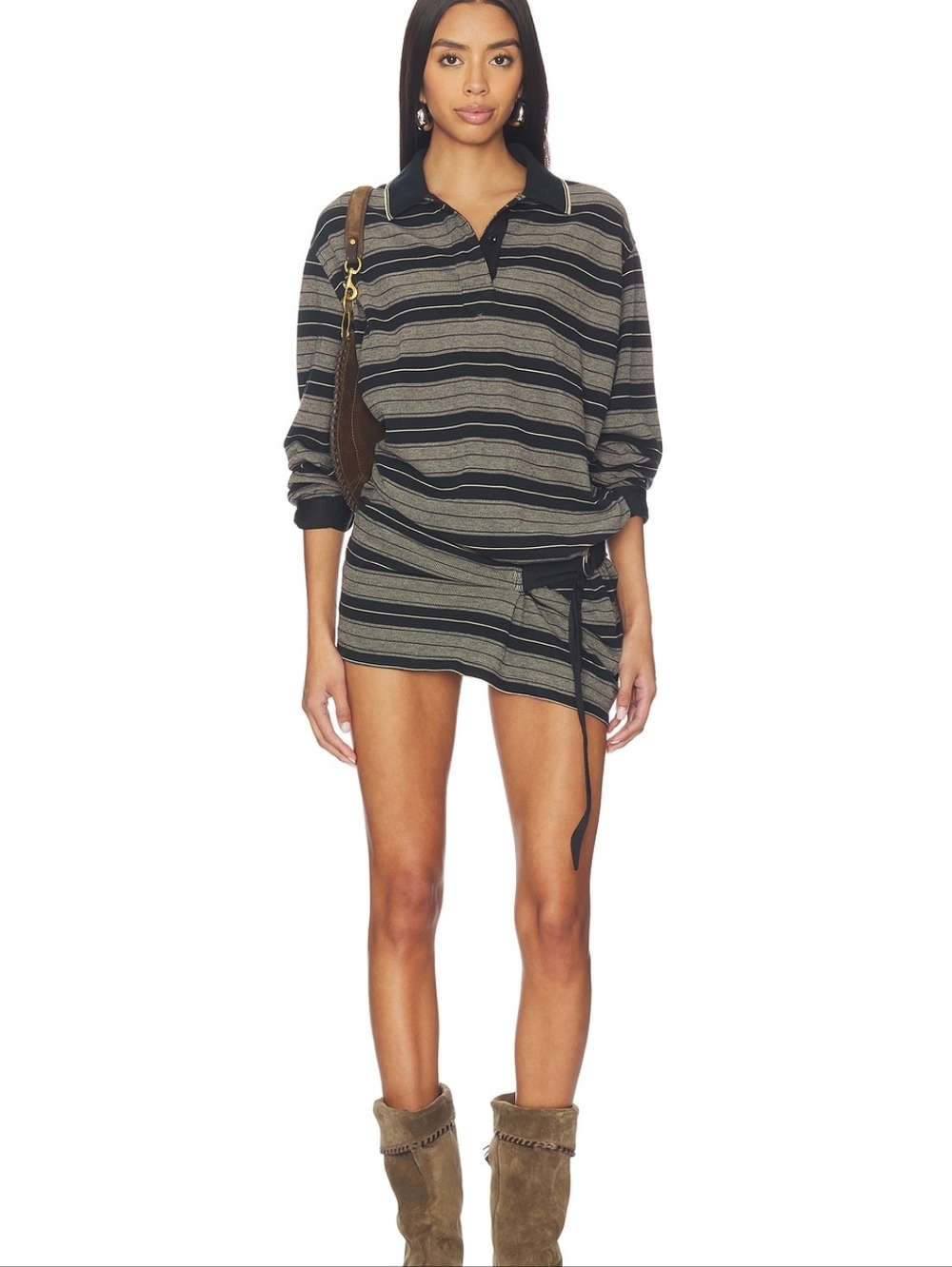 Isabel Marant Etoile Isea Dress in Black & Ecru